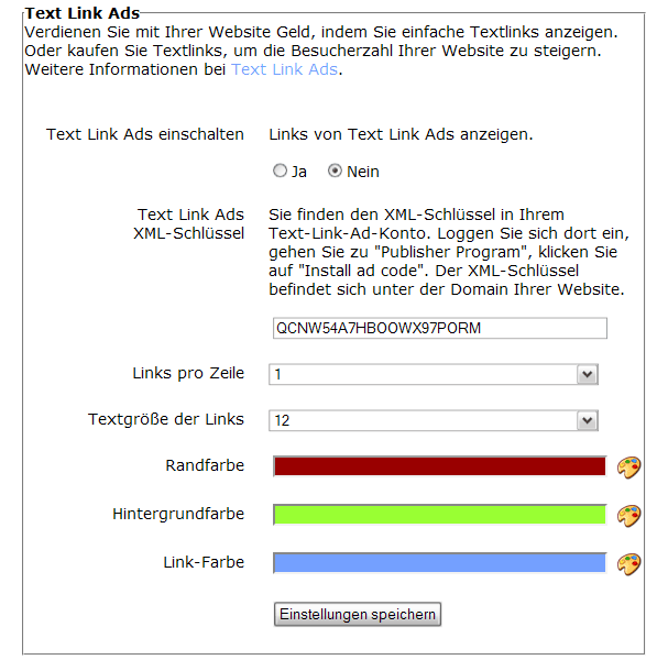 Text Link Ads (de)